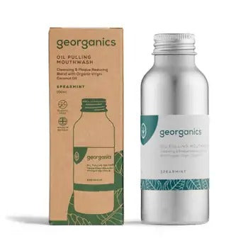 Georganics Spearmint oil-based mouthwash 100 ml