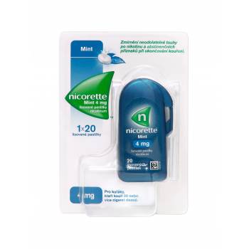 Nicorette Mint 4 mg 20 pressed lozenges