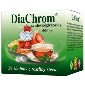 Diachrome with steviolglycosides 600 tablets - mydrxm.com