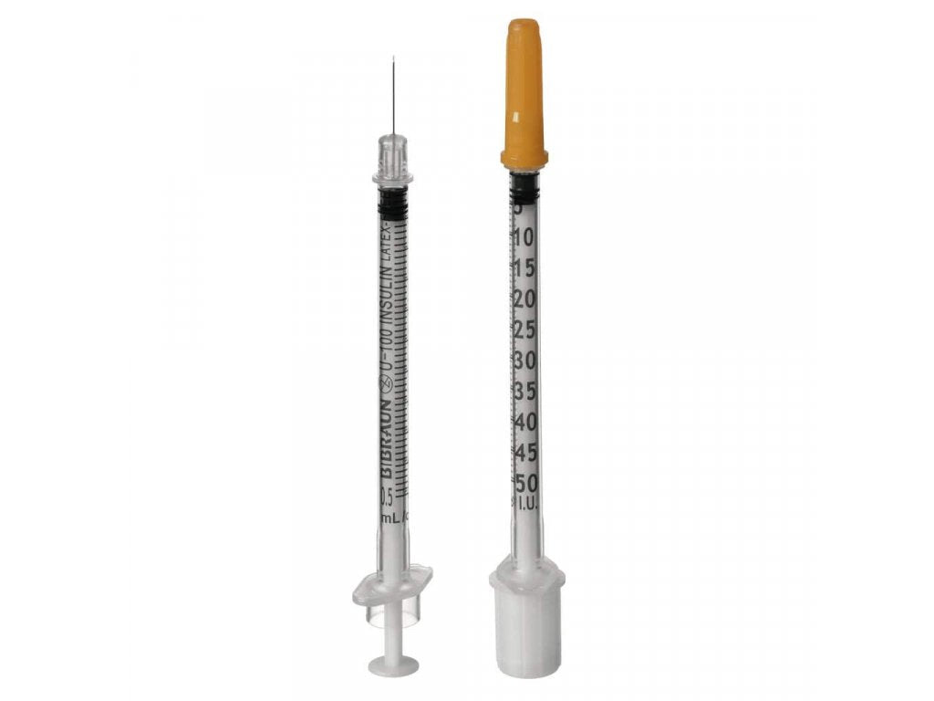 B.Braun syringe Omnican 50 | 0.5 ml / 50 IU 30GX12 | 100 pcs