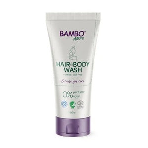 Bambo Nature Cleansing gel for hair and body unscented 150 ml