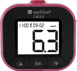 GLUCOMETER WELLION CALLA LIGHT INSULINE MODE, COMPLETE SET