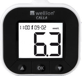 GLUCOMETER WELLION CALLA LIGHT INSULINE MODE, COMPLETE SET