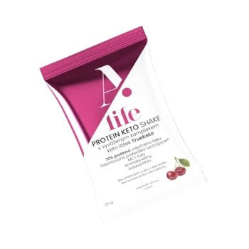 3 sachets Alife Beauty and Nutrition Protein Keto Shake cherry 3 x 25 g