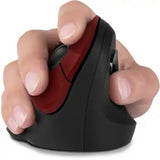 Connect IT CMO-2700-RD ergonomic vertical mouse Red