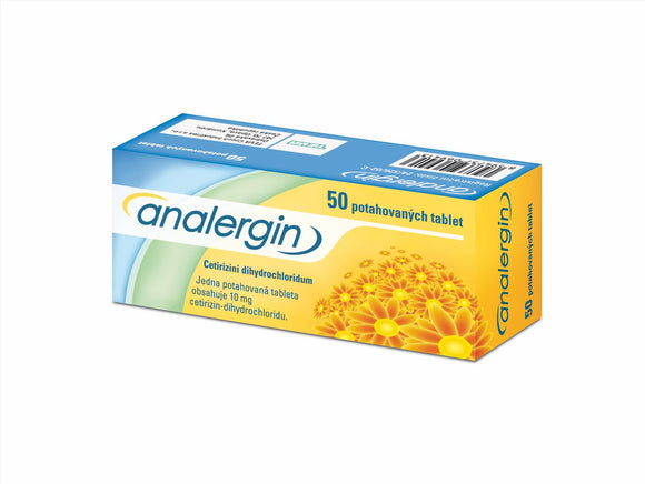 Analergin 10 mg 50 tablets allergic rhinitis treatment - mydrxm.com