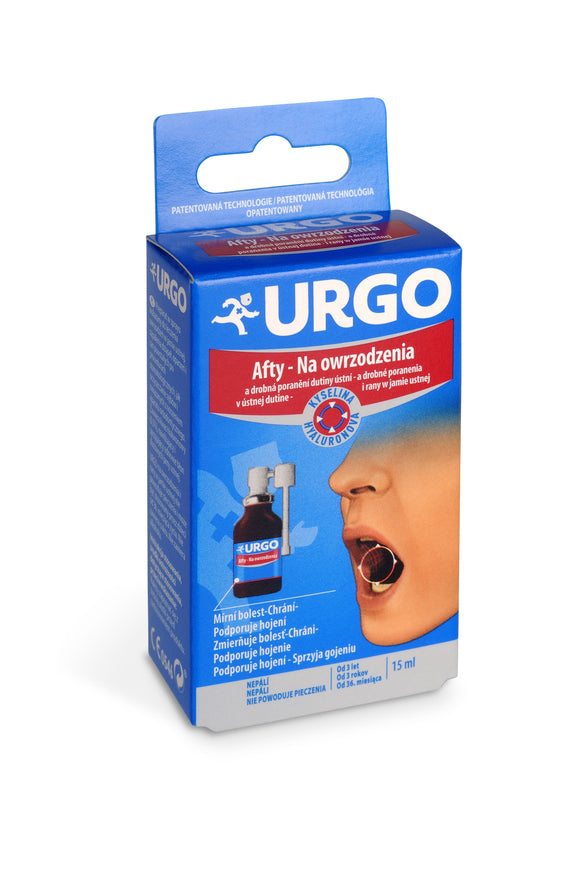 Urgo Aphta and minor cavity injuries oral spray 15 ml - mydrxm.com