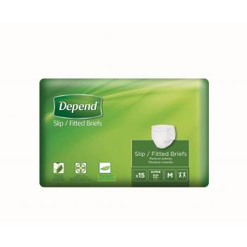 Depend Slip Super M incontinence diaper 15 pcs - mydrxm.com