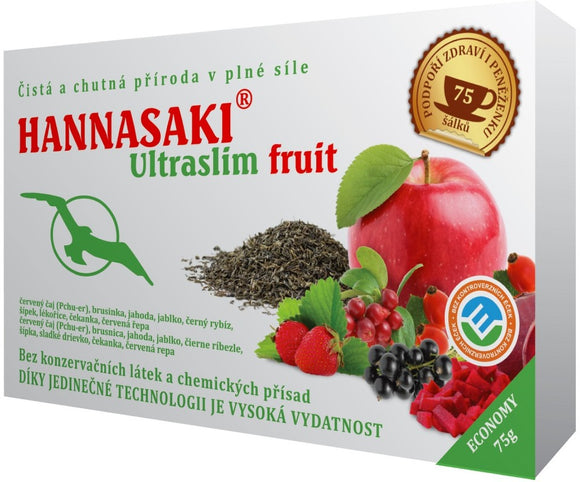 Hannasaki Ultraslim fruit tea 75 g