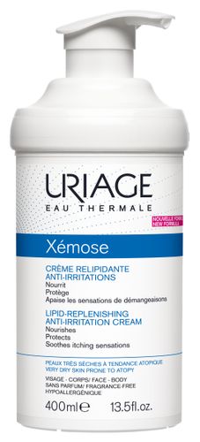 Uriage Xémose Relipidating Soothing Cream For Very Dry To Atopic Skin 400 ml