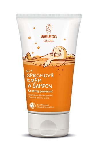 Weleda 2-in-1 Happy Orange Shower Cream and Shampoo