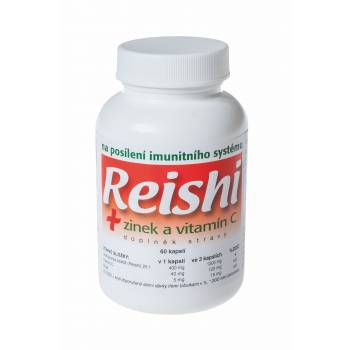 Naturvita REISHI + Zinc and vitamin C 60 capsules