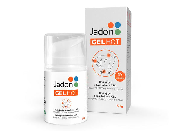 Jadon gel Hot warming gel with comfrey and CBD 50 g