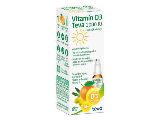 Teva Vitamin D3 1000 IU spray 10 ml