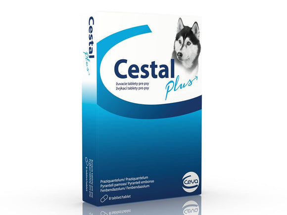 Cestal Plus chewable tablets for dogs 8 tablets