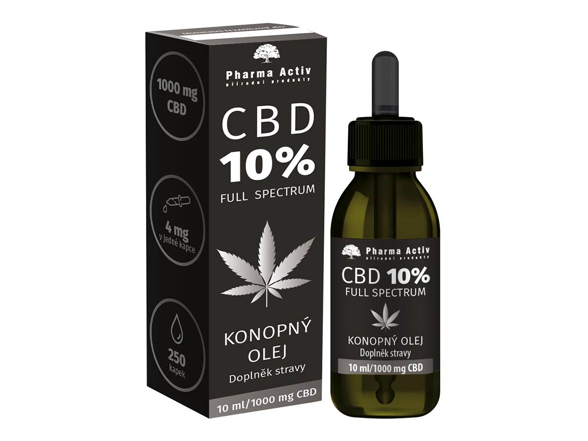 Pharma Active CBD 10% Hemp Oil 1000 mg 10 ml