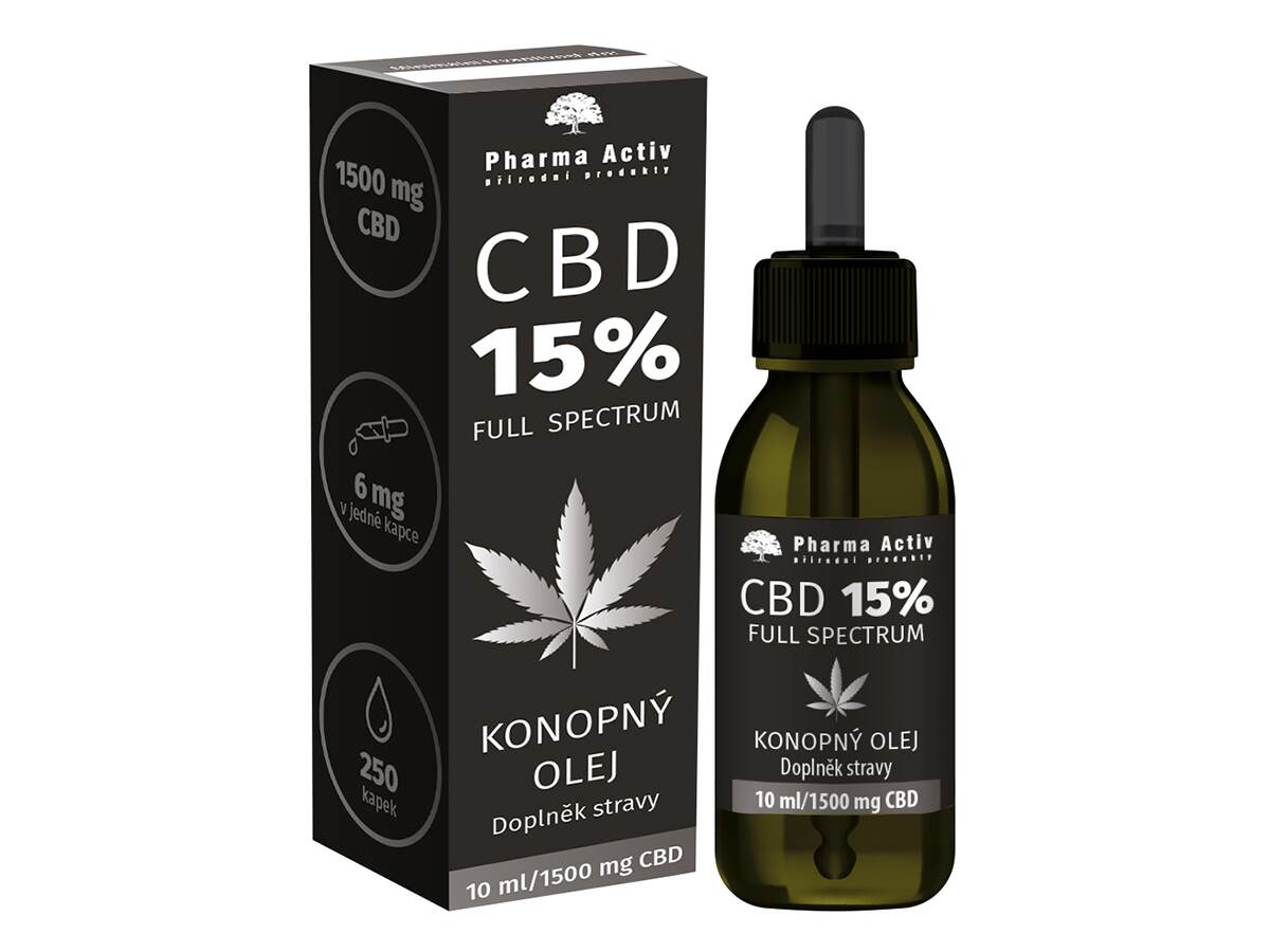 Pharma Active CBD 15% Hemp Oil 1500 mg 10 ml