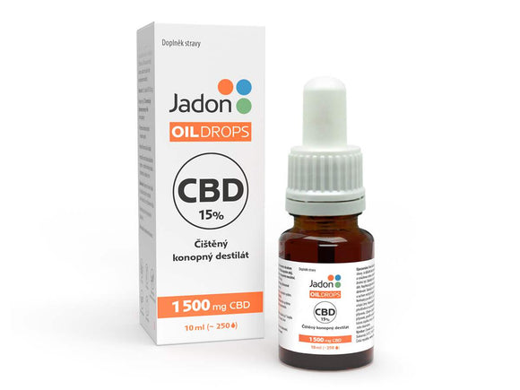 Jadon oil drops hemp oil CBD 15% - 10 ml