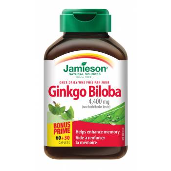 Jamieson Ginkgo Biloba 90 tablets - mydrxm.com