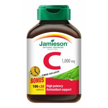 Jamieson Vitamin C Sustained Release 1000 mg 120 tablets - mydrxm.com