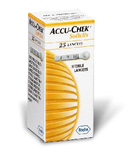 ACCU-CHEK LANCETS SOFTCLIX 25 PCS