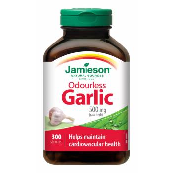 Jamieson Odorless Garlic 500 mg 300 capsules - mydrxm.com