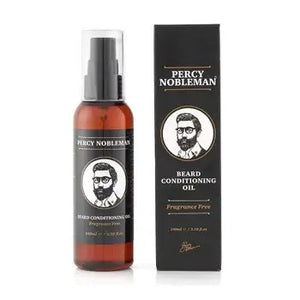 Percy Nobleman Men's Beard Conditioning Oil Fragrance Free 100 ml