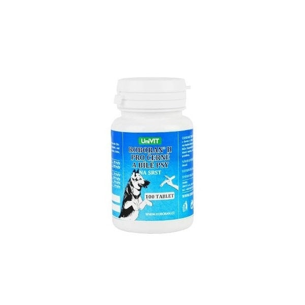 Roboran H for black and white dogs 100 tablets