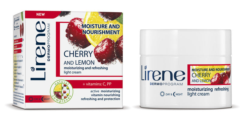 Lirene H&V Cherry and lemon cream DAY / NIGHT 50ml