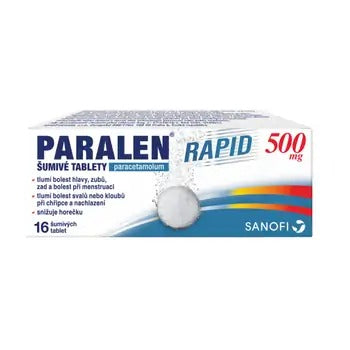 Paralen Rapid 500 mg 16 effervescent tablets