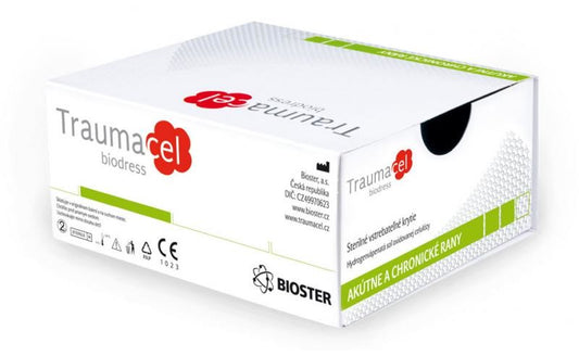 REMOVABLE Wound COVER TRAUMACEL BIODRESS 7.5 X 5 cm, 10 pcs