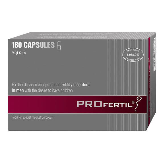PROfertil men fertility disorders treatment 180 capsules