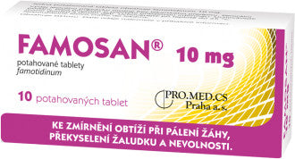 FAMOSAN 10mg 10 film-coated tablets