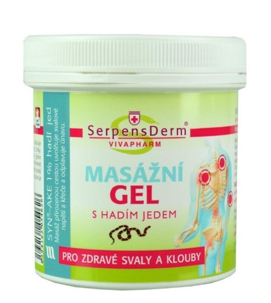 SERPENSDERM Massage gel with snake venom 250ml