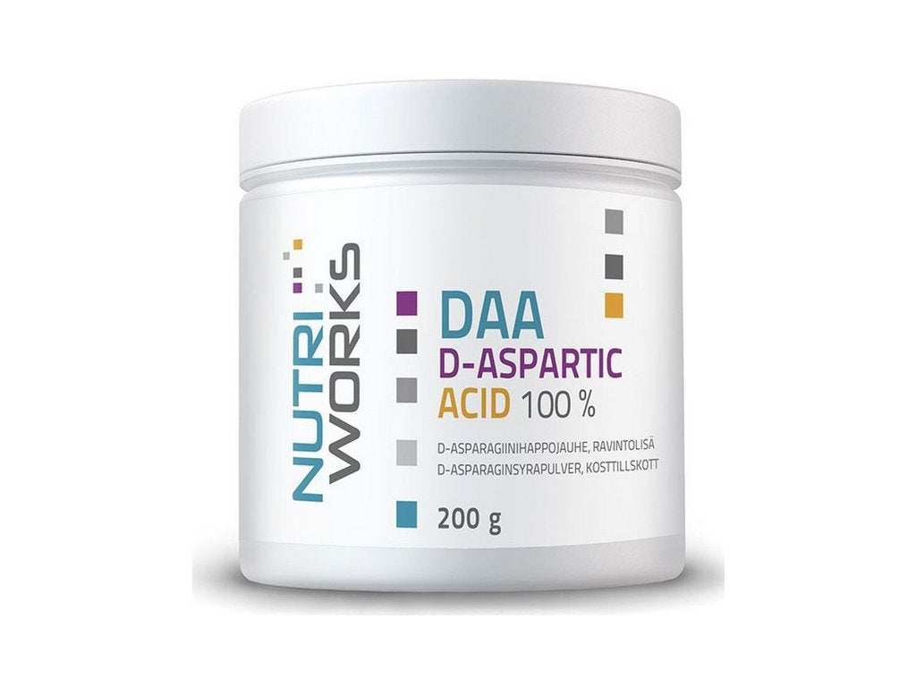 NUTRIWORKS DAA D-Aspartic Acid 200g