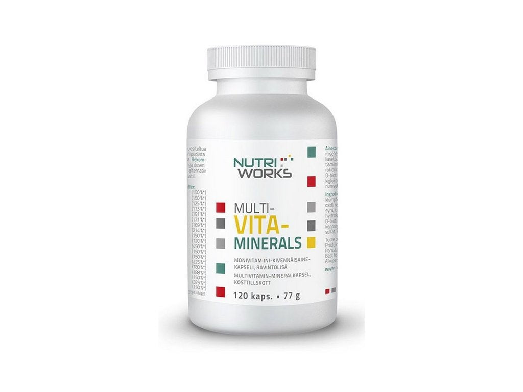 NUTRIWORKS Multivitaminerals 120 capsules