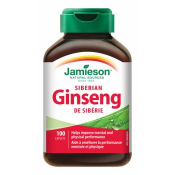 Jamieson Siberian ginseng 650 mg 100 tablets - mydrxm.com