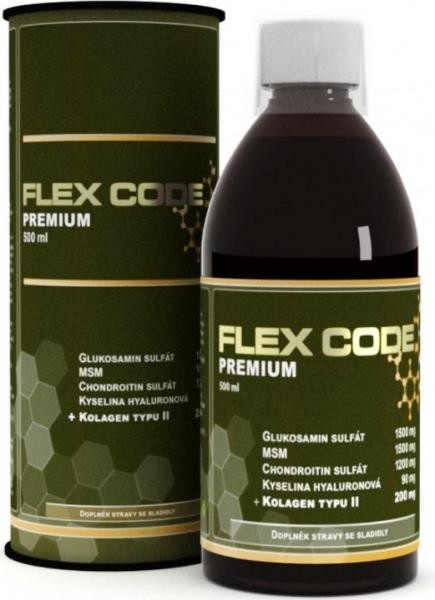 Flex Code Premium Hyaluronic acid with type II Collagen 500ml – My Dr. XM