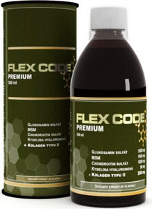 Flex Code Premium Hyaluronic acid with type II Collagen 500ml