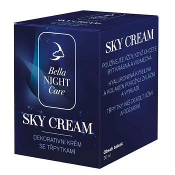 Bella NIGHT Care SKY Cream with glitter 30 ml