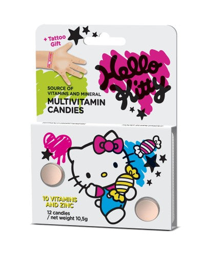 Vieste Multivitamin Hello Kitty box 12x12 tablets + tattoos