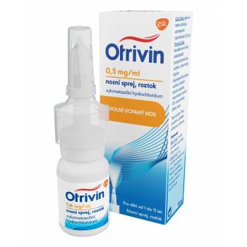 Otrivin 0.5 mg / ml nasal drops 10 ml