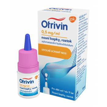Otrivin 0.5 mg / ml nasal drops 10 ml