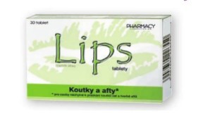 LIPS tablets - mouth corners and aphthae treatment 30 tablets