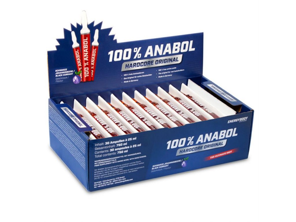 Energy Body 100% Anabol 30 ampoules