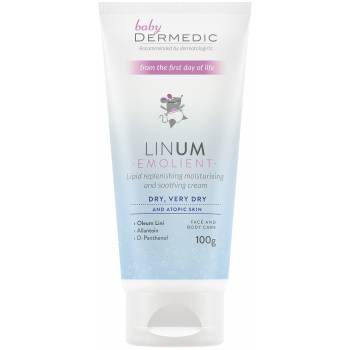 Dermedic Baby Linum Emolient Moisturizing Cream With Lipids 100g - mydrxm.com