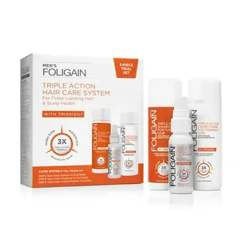 Foligain Travel set against hair loss for men