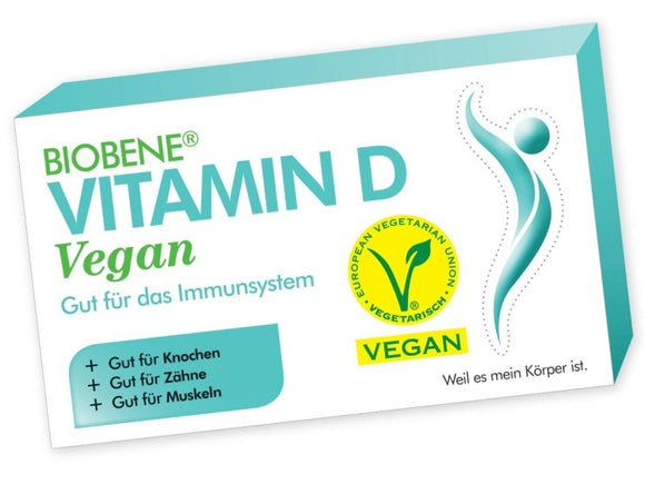 Biobene Vitamin D Vegan 60 capsules