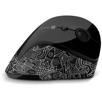 Connect IT CMO-2705-DD ergonomic vertical doodle mouse