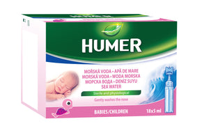 HUMER Sea water infants, ampoules 18 x 5ml - mydrxm.com